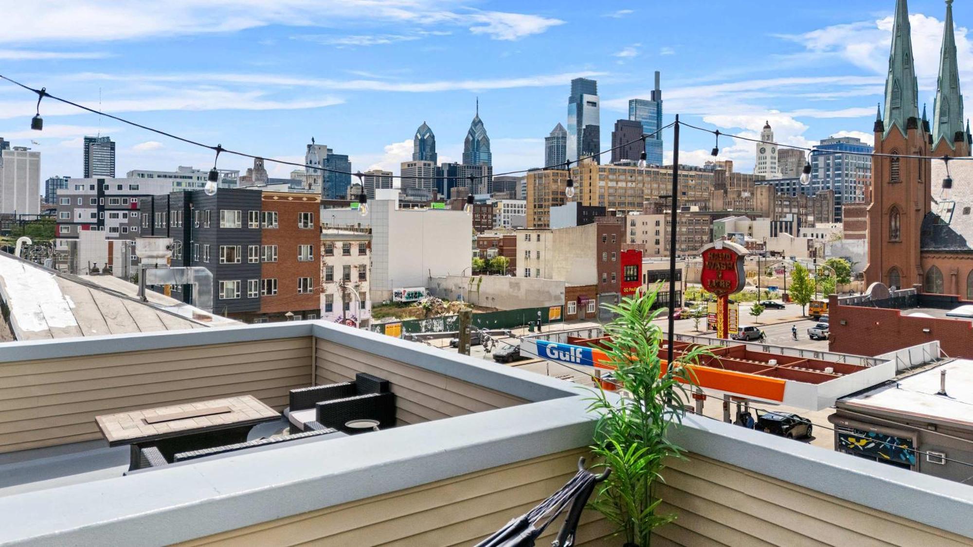 Villa Brand New Dbl Unit Roofdeck Outdoor Patio Filadelfia Esterno foto