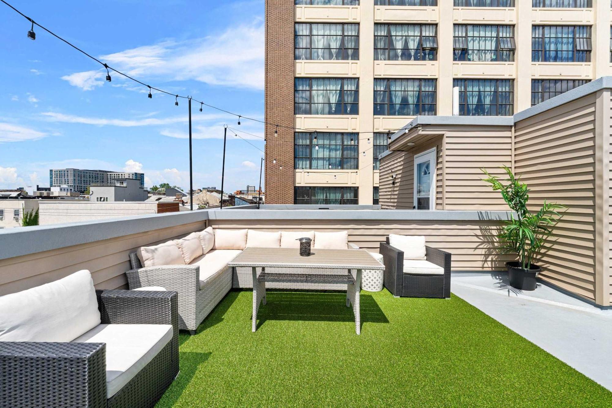 Villa Brand New Dbl Unit Roofdeck Outdoor Patio Filadelfia Esterno foto
