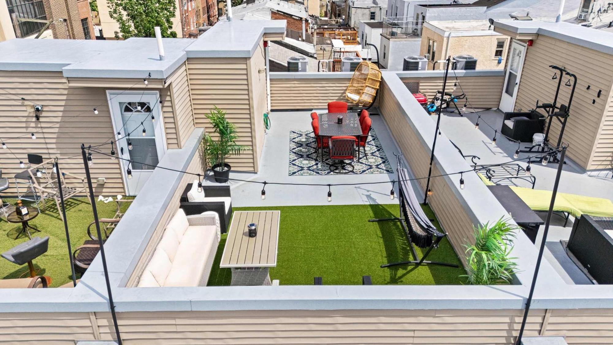 Villa Brand New Dbl Unit Roofdeck Outdoor Patio Filadelfia Esterno foto